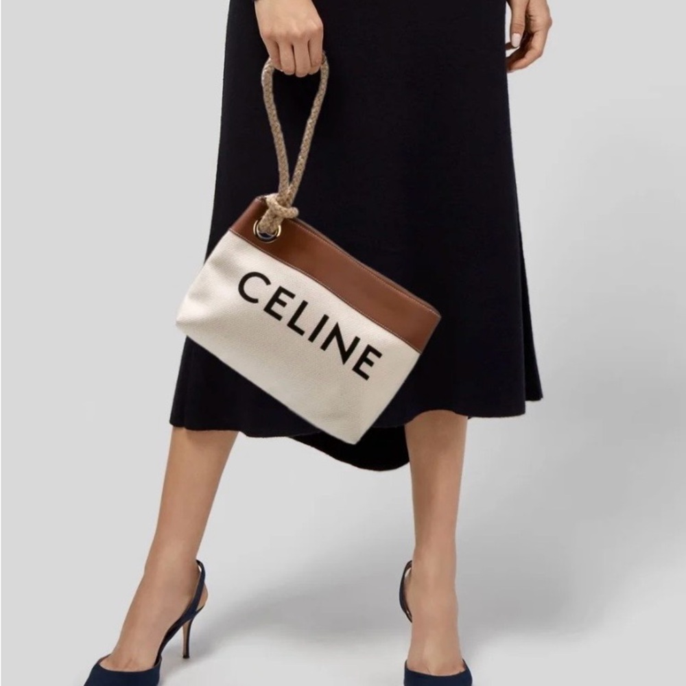 Celine Canvas Marin pouch